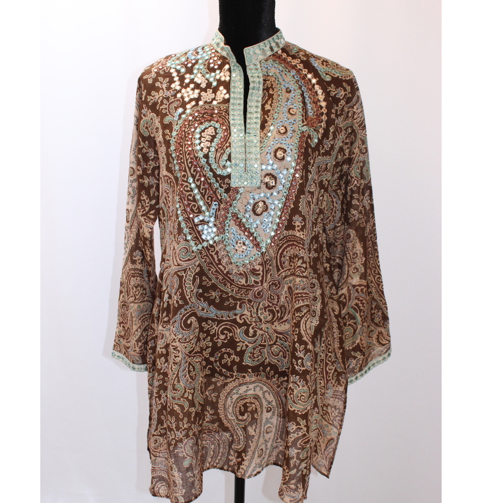 Kareena's Embellished tunic/bathing suit cover